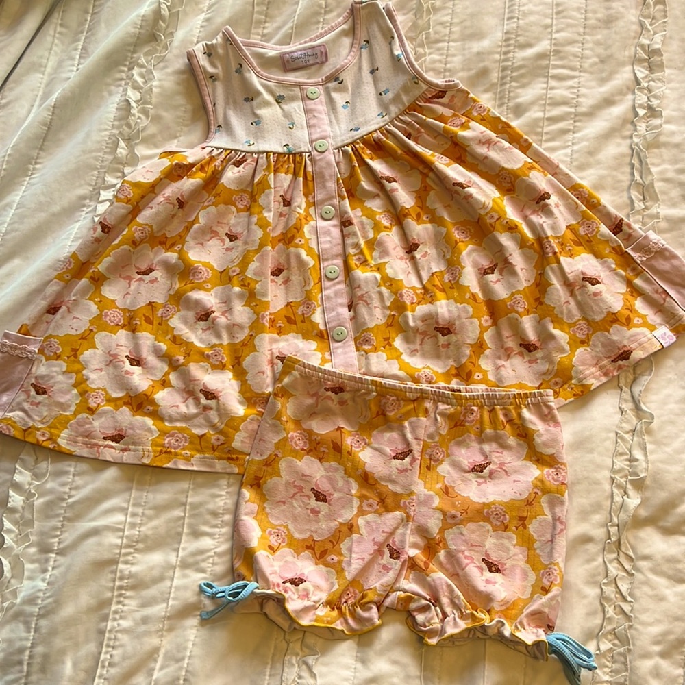 EC Sweet Honey Dress with short bloomers